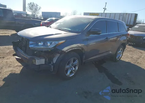2018 Toyota Highlander Limited z USA, uszkodzony, nr VIN 5TDDZRFH5JS897629
